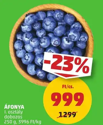 PENNY ÁFONYA 250 g ajánlat