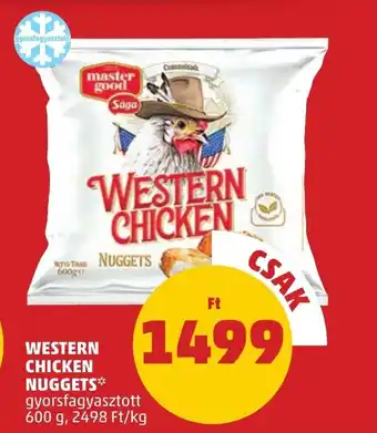 PENNY WESTERN CHICKEN NUGGETS 600g ajánlat