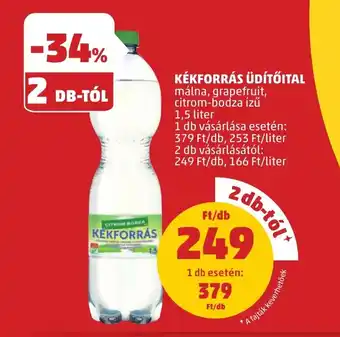 PENNY KÉKFORRÁS ÜDÍTŐITAL 1,5l ajánlat