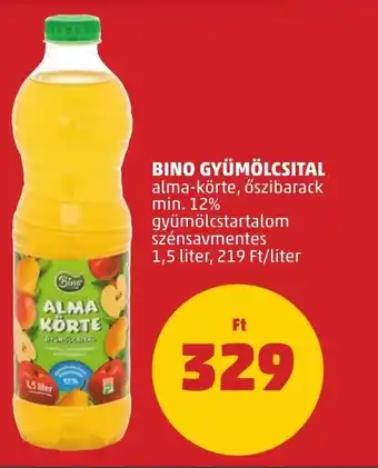 PENNY BINO GYÜMÖLCSITAL 1,5l ajánlat