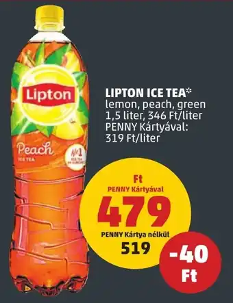 PENNY LIPTON ICE TEA 1,5l ajánlat
