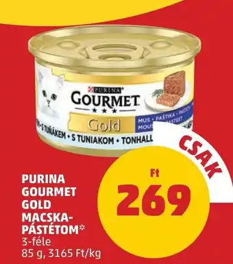 PENNY PURINA GOURMET GOLD MACSKAPÁSTÉTOM 85g ajánlat