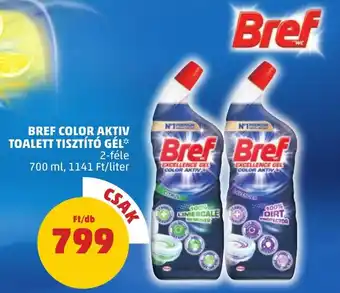 PENNY BREF COLOR AKTIV TOALETT TISZTÍTÓ GÉL 700ml ajánlat