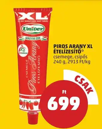 PENNY PIROS ARANY XL ÉTELÍZESÍTŐ 240g ajánlat
