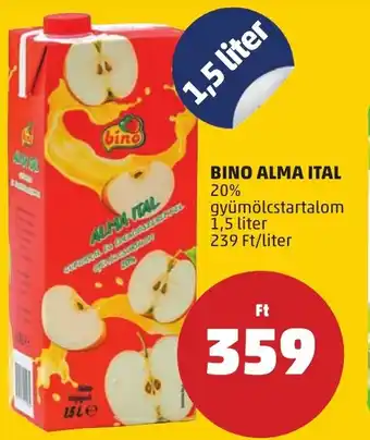 PENNY BINO ALMA ITAL 1,5l ajánlat