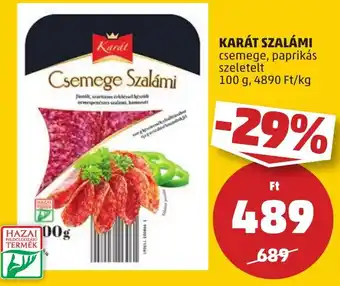 PENNY KARÁT SZALÁMI 100g ajánlat