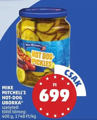 PENNY Mike MITCHELL'S HOT-DOG UBORKA 400g ajánlat