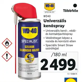 WD-40 Univerzális kenőspray 180ml