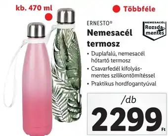 ERNESTO Nemesacél termosz 470ml