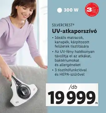 Lidl SILVERCREST UV-atkaporszívó 300w ajánlat