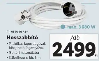 Lidl SILVERCREST Hosszabbító 5m ajánlat
