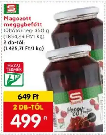 Magozott meggybefőtt 360g