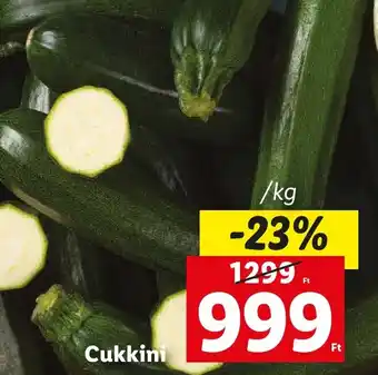 Lidl Cukkini ajánlat