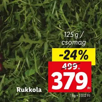 Lidl Rukkola 125g ajánlat