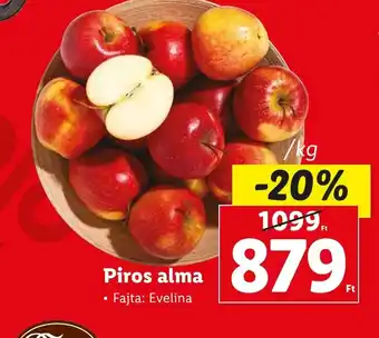 Lidl Piros alma ajánlat