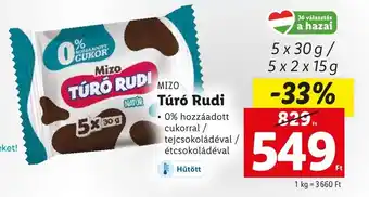 Lidl MIZO TÚRÓ RUDI ajánlat