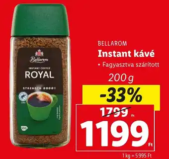 Lidl BELLAROM Instant kávé 200g ajánlat