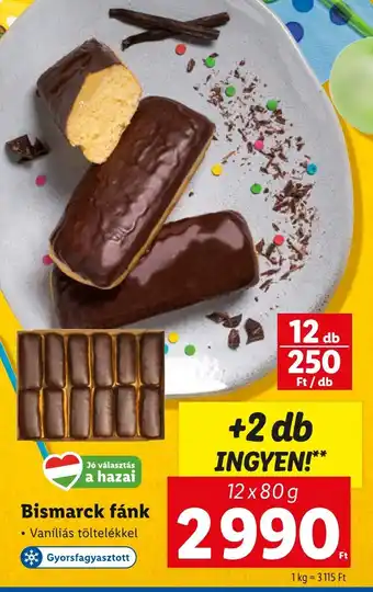 Lidl Bismarck fánk ajánlat