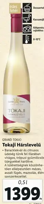 GRAND TOKAJ Tokaji Hárslevelű 0,5l