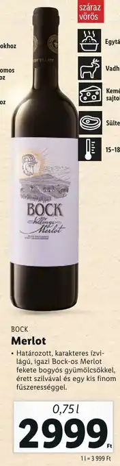 BOCK Merlot 0,75l