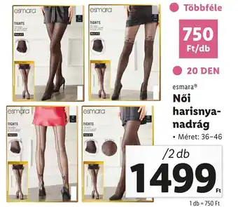 Lidl esmara Női harisnya-nadrág ajánlat