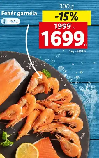 Lidl Fehér garnéla 300g ajánlat