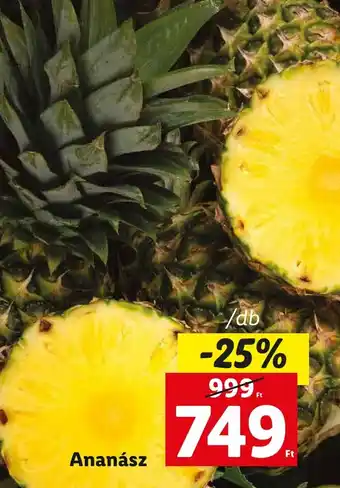 Lidl Ananász ajánlat
