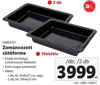 Lidl ERNESTO Zománcozott sütőforma ajánlat