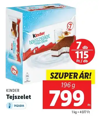 Kinder Tejszelet 196g