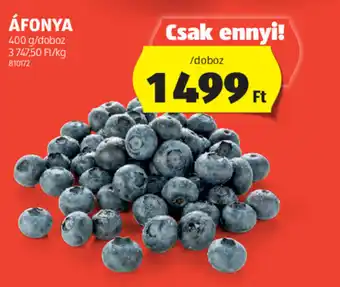 ALDI ÁFONYA 400g ajánlat