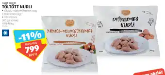 ALDI FINEST BAKERY TÖLTÖTT NUDLI 500g ajánlat