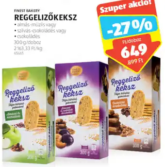 ALDI FINEST BAKERY REGGELIZŐKEKSZ 300g ajánlat