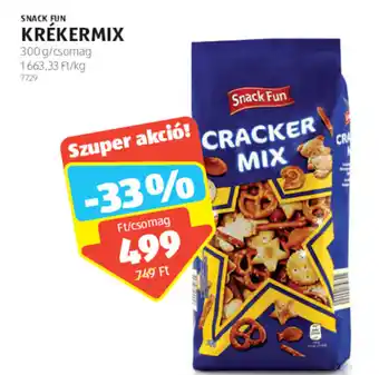 ALDI SNACK FUN KREKERMIX 300g ajánlat