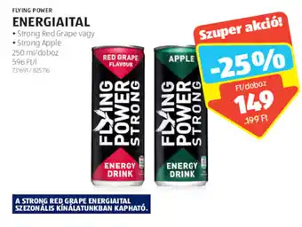 ALDI FLYING POWER ENERGIAITAL 250ml ajánlat