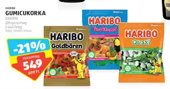 ALDI HARIBO GUMICUKORKA 225g ajánlat