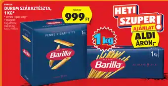 BARILLA DURUM SZÁRAZTÉSZTA, 1 KG