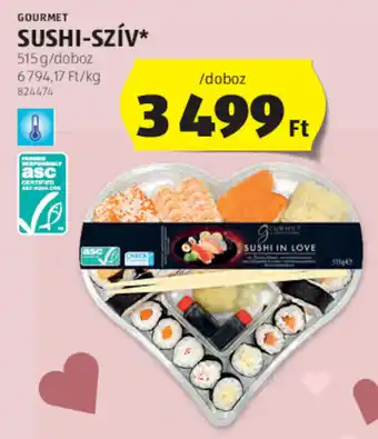 ALDI GOURMET SUSHI-SZÍV 515g ajánlat