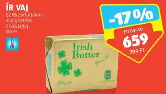ALDI ÍR VAJ 82% 250g ajánlat