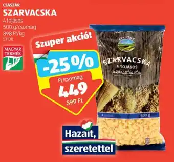 ALDI CSÁSZÁR SZARVACSKA 500g ajánlat