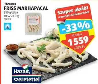 ALDI HÚSMESTER FRISS MARHAPACAL 850g ajánlat