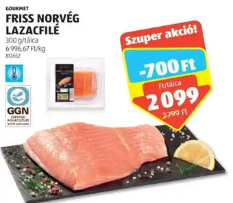 ALDI GOURMET FRISS NORVÉG LAZACFILÉ 300g ajánlat
