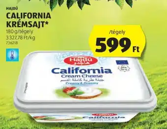 ALDI HAJDÚ CALIFORNIA KRÉMSAJT 180g ajánlat
