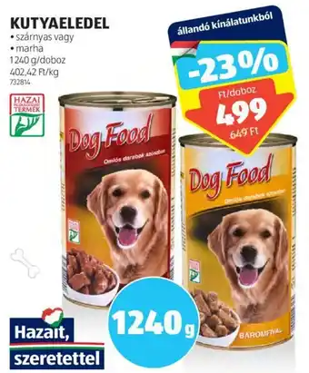 ALDI KUTYAELEDEL 1240g ajánlat