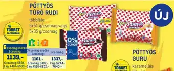 Metro PÖTTYÖS TÚRÓ RUDI 5x51g ajánlat