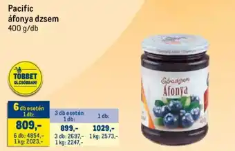 Pacific áfonya dzsem 400 g