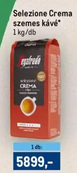 Metro Selezione Crema szemes kávé 1kg ajánlat
