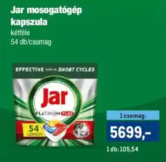 Metro Jar mosogatógép kapszula ajánlat