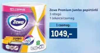 Metro Zewa Premium Jumbo papírtörlő ajánlat