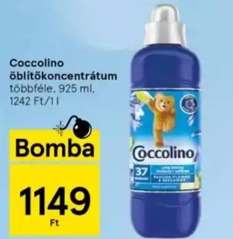Tesco Coccolino öblítőkoncentrátum 925ml ajánlat