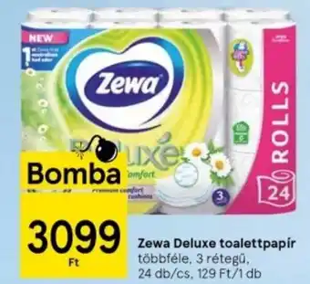 Tesco Zewa Deluxe toalettpapír ajánlat